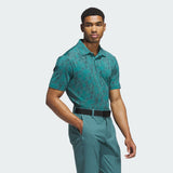 Adidas Men's Ultimate365 Textured Print Polo Shirt
