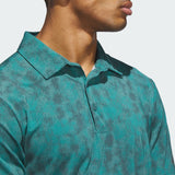 Adidas Men's Ultimate365 Textured Print Polo Shirt