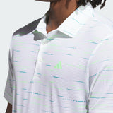 Adidas Men's Ultimate365 Mesh Glimmer Print Polo Shirt
