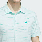 Adidas Men's Ultimate365 Mesh Glimmer Print Polo Shirt