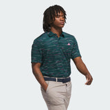 Adidas Men's Ultimate365 Mesh Glimmer Print Polo Shirt