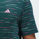 Adidas Men's Ultimate365 Mesh Glimmer Print Polo Shirt