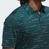 Adidas Men's Ultimate365 Mesh Glimmer Print Polo Shirt