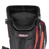 Titleist Golf Bag | Players 5 Stadry Stand | Black/Red