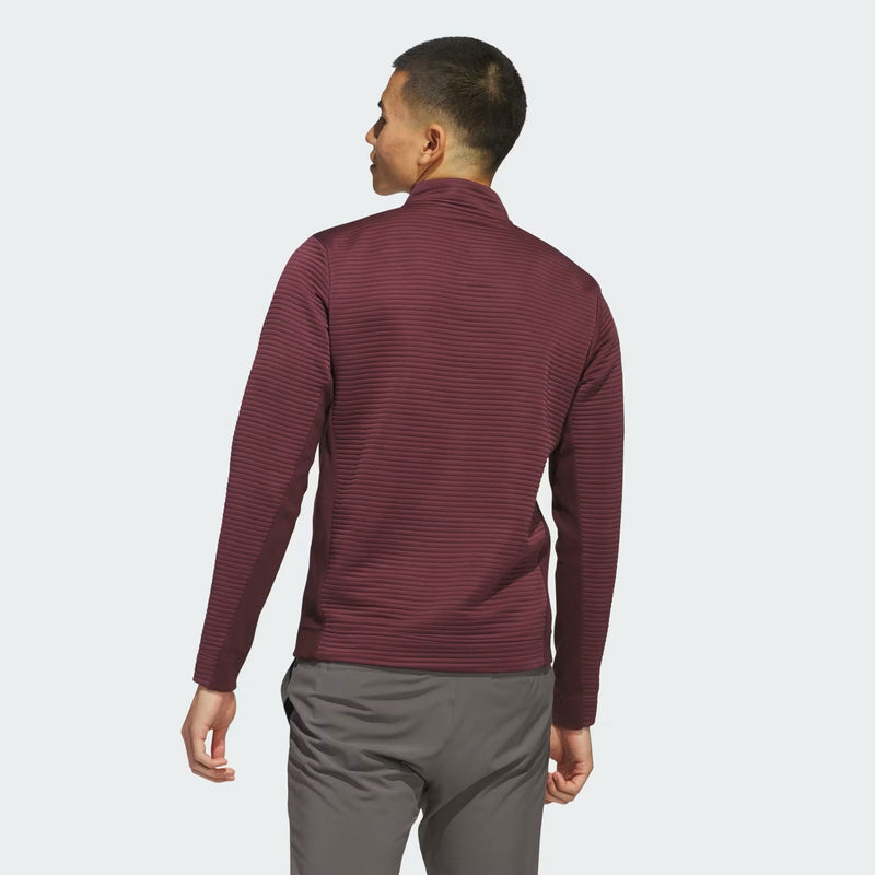 Adidas Men's Ultimate365 Dwr Textured Quarter Zip Pullover