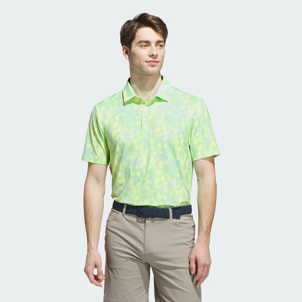 Adidas Men's Ultimate365 Textured Print Polo Shirt