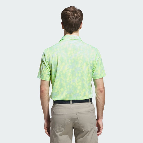 Adidas Men's Ultimate365 Textured Print Polo Shirt