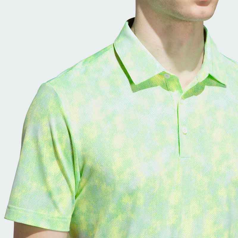 Adidas Men's Ultimate365 Textured Print Polo Shirt