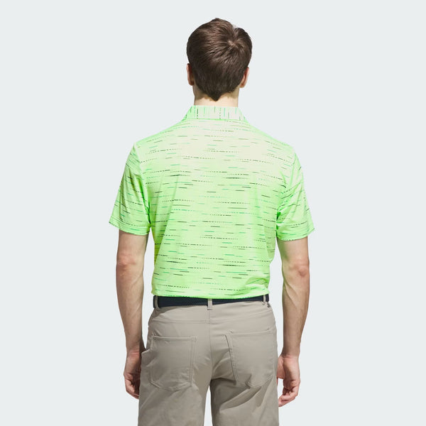 Adidas Men's Ultimate365 Mesh Glimmer Print Polo Shirt