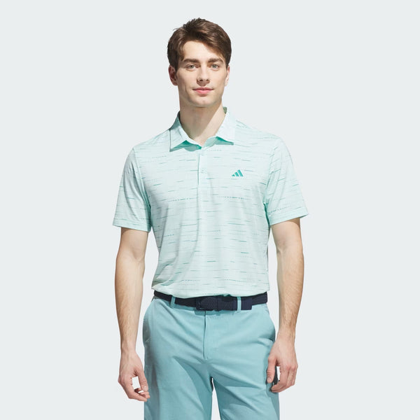 Adidas Men's Ultimate365 Mesh Glimmer Print Polo Shirt