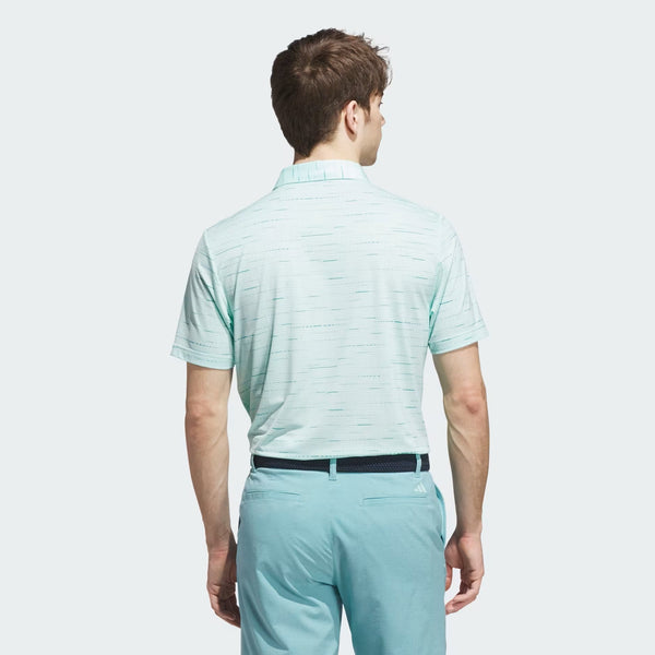 Adidas Men's Ultimate365 Mesh Glimmer Print Polo Shirt