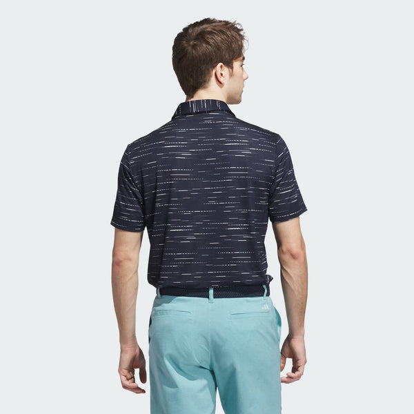 Adidas Men's Ultimate365 Mesh Glimmer Print Polo Shirt