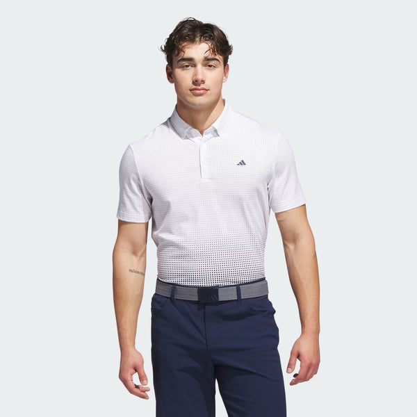 Adidas Men's Go-to Rise Print Polo Shirt