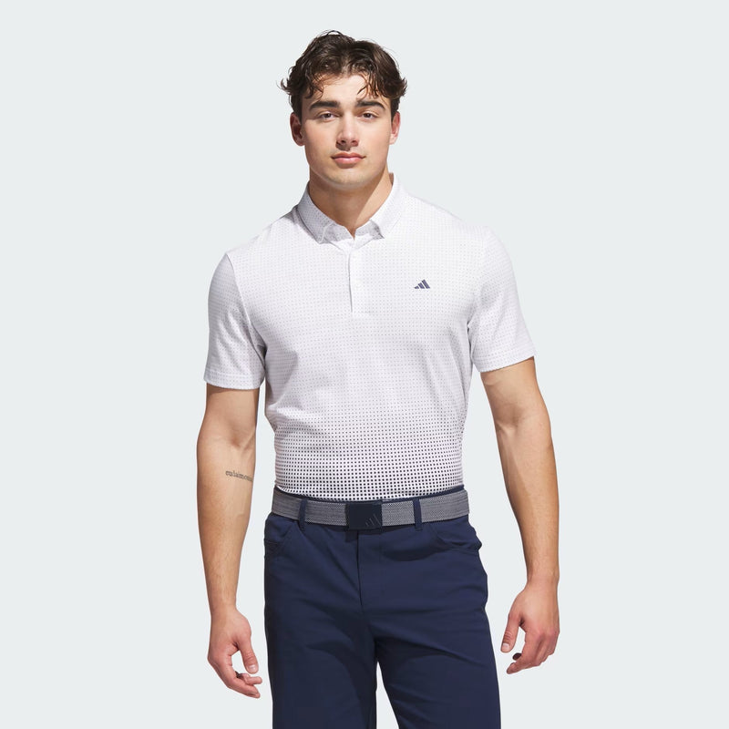 Adidas Men's Go-to Rise Print Polo Shirt