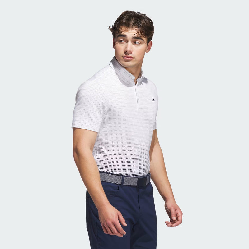 Adidas Men's Go-to Rise Print Polo Shirt