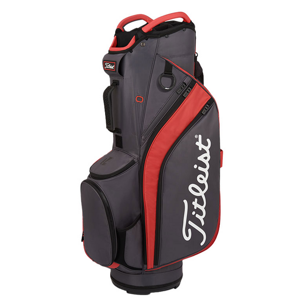Titleist Golf Bag | Cart 14 | Graphite/Red/Black