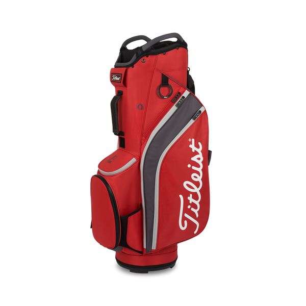 Titleist Golf Bag | Cart 14 | Dark Red/Graphite/Gray