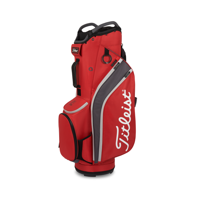 Titleist Golf Bag | Cart 14 | Dark Red/Graphite/Gray