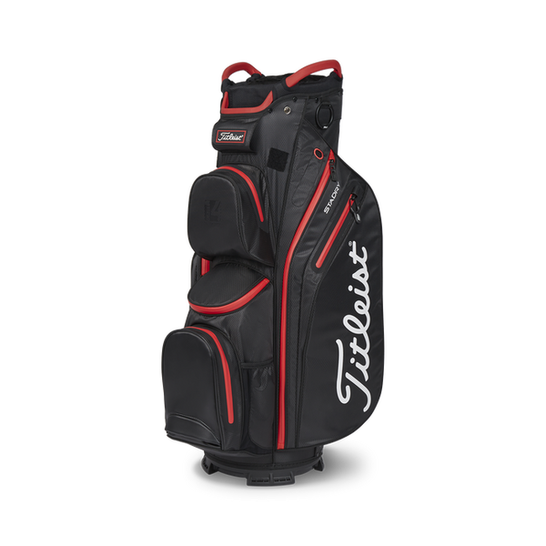 Titleist Golf Bag | Cart 14 Stadry | Black/Black/Red