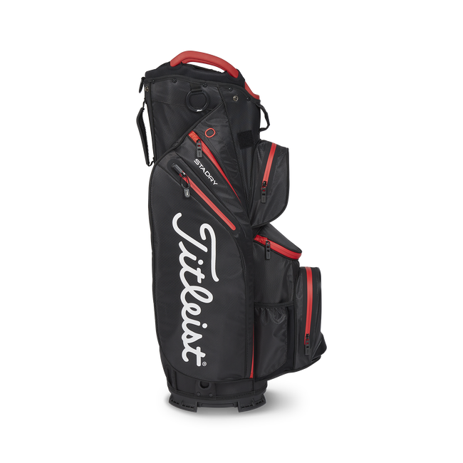 Titleist Golf Bag | Cart 14 Stadry | Black/Black/Red