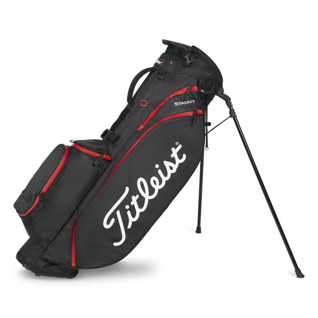 Titleist Golf Bag | Hybrid 14 | Stadry Stand | Black/Black/Red