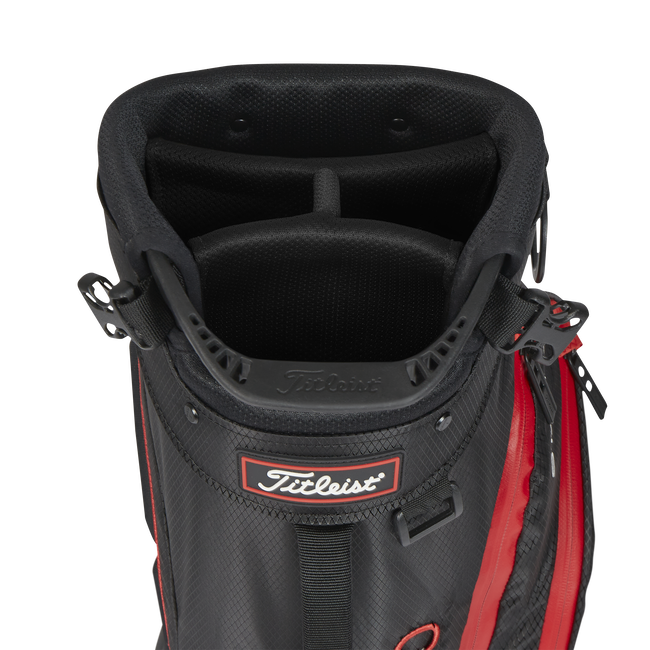 Titleist Golf Bag | Hybrid 14 | Stadry Stand | Black/Black/Red