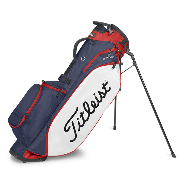 Titleist Golf Bag | Players 4 StaDry | Navy/White/Red