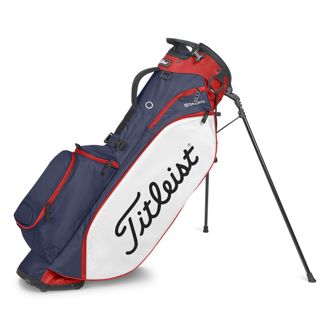 Titleist Golf Bag | Players 4 StaDry | Navy/White/Red