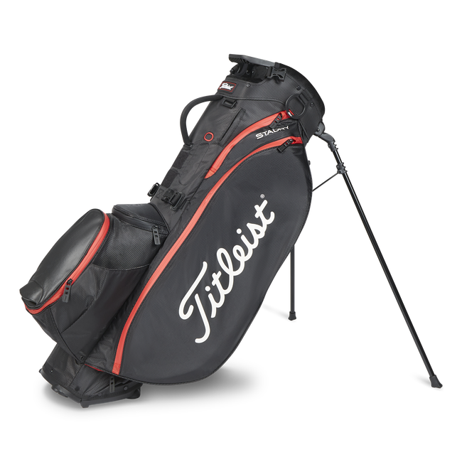 Titleist Golf Bag | Players 5 Stadry Stand | Black/Red