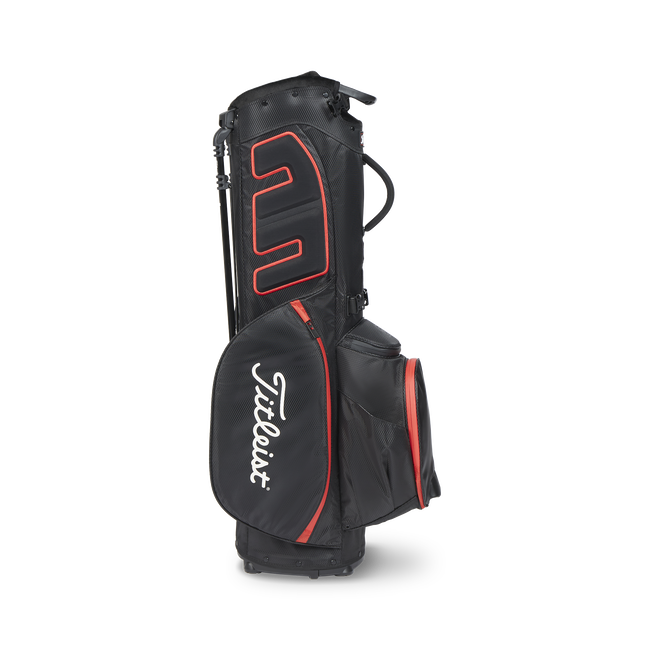 Titleist Golf Bag | Players 5 Stadry Stand | Black/Red