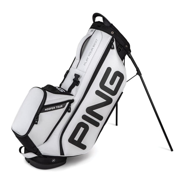 Ping Golf Bag | Hoofer Tour Stand | White/Black