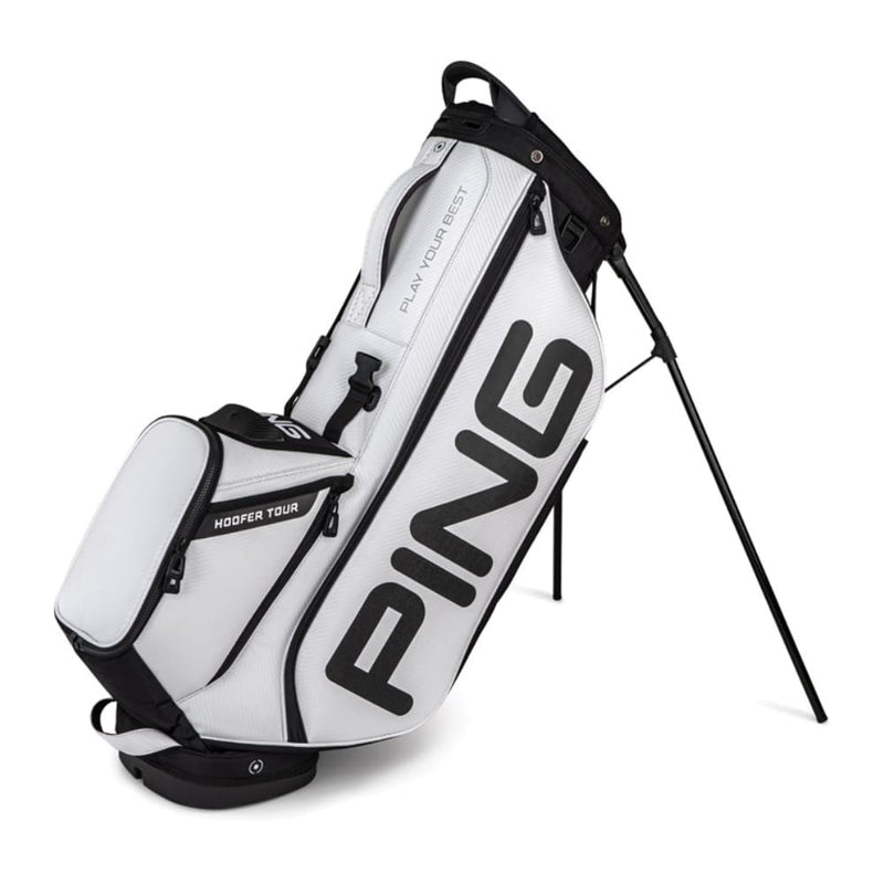 Ping Golf Bag | Hoofer Tour Stand | White/Black